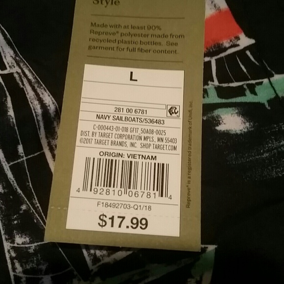 MEN'S Swimming trunks goodfellow & co NWT - Picture 4 of 7